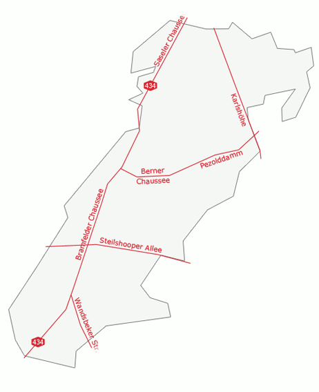 Verteilungsgebiet Bramfeld